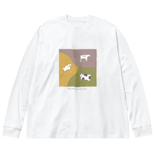 Animals  ビッグシルエットロングスリーブTシャツ