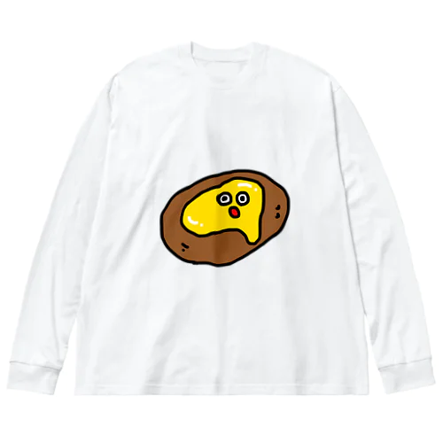 チーズハンバーグさん Big Long Sleeve T-Shirt