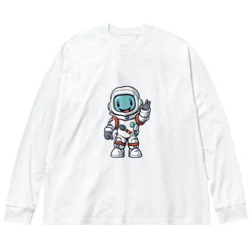 手を振る宇宙飛行士 Big Long Sleeve T-Shirt