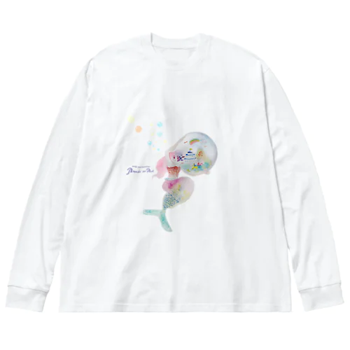 マーメイド🧜リピーちゃん ビッグシルエットロングスリーブTシャツ