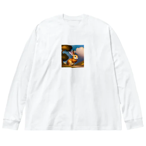 かわいいうさぎのイラストグッズ Big Long Sleeve T-Shirt