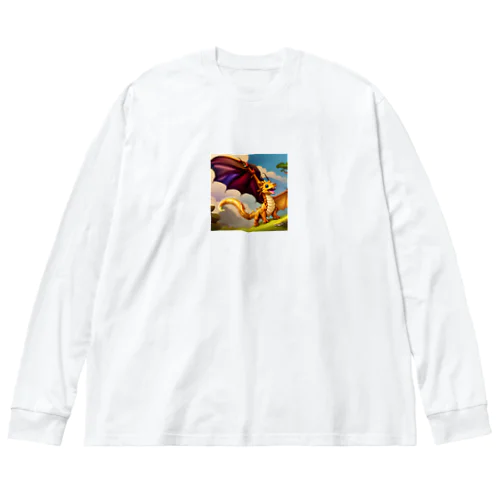 可愛い龍のイラストグッズ Big Long Sleeve T-Shirt