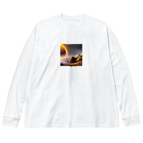 宇宙の世界🕊️ ビッグシルエットロングスリーブTシャツ