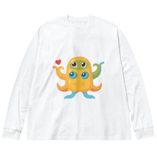 癒やしモンスター5️⃣ ビッグシルエットロングスリーブTシャツ