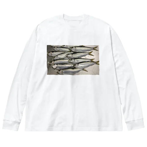 ママカリッチ　さかな Big Long Sleeve T-Shirt