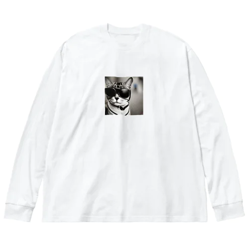 サングラスネコ Big Long Sleeve T-Shirt