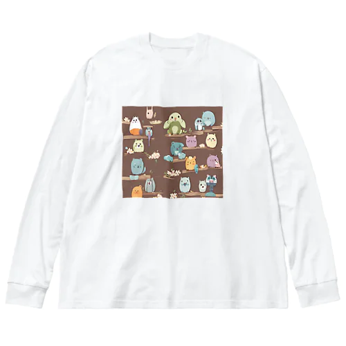 不思議アニマルズ Big Long Sleeve T-Shirt