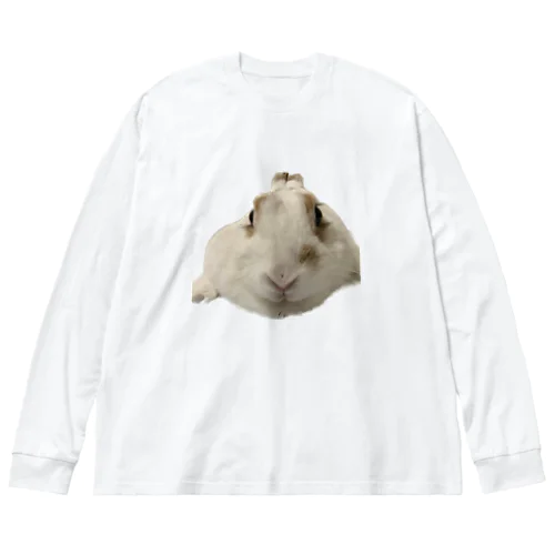 白いうさぎが可愛い Big Long Sleeve T-Shirt