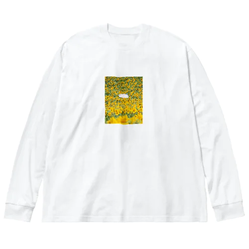 ひまわり ビッグシルエットロングスリーブTシャツ