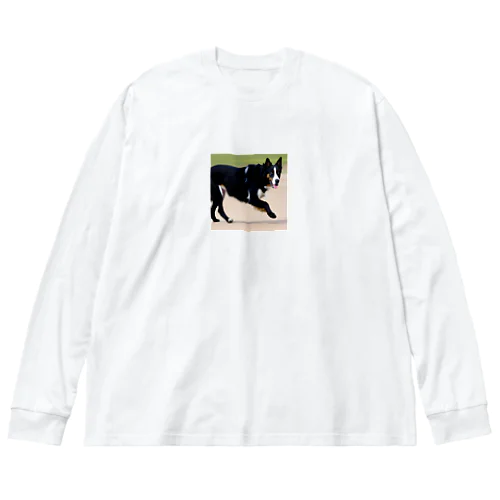 かわいい犬のイラストグッズ Big Long Sleeve T-Shirt