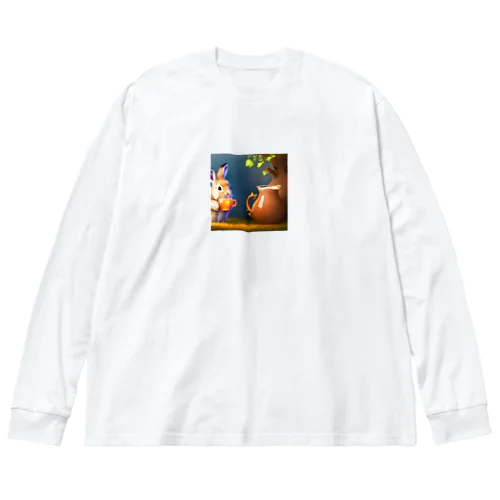 べぃ〜びーポテト君 Big Long Sleeve T-Shirt