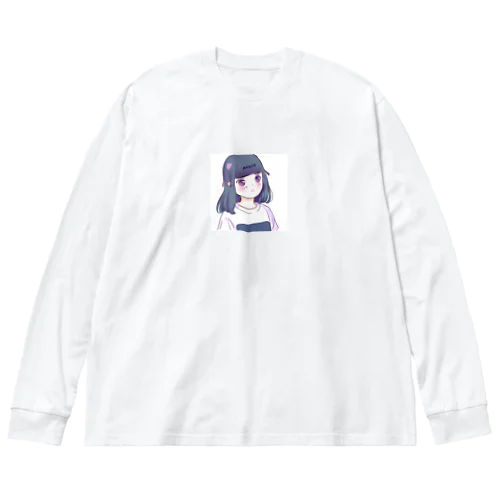 かわいい女の子 ビッグシルエットロングスリーブTシャツ