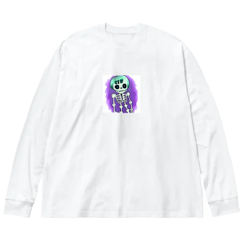 一人ぼっちのガイコツ Big Long Sleeve T-Shirt