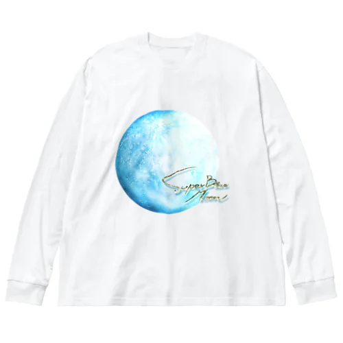 スーパーブルームーン Big Long Sleeve T-Shirt