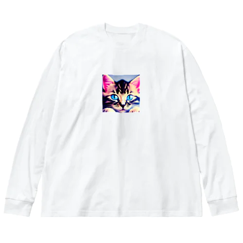 かわいい子猫 Big Long Sleeve T-Shirt