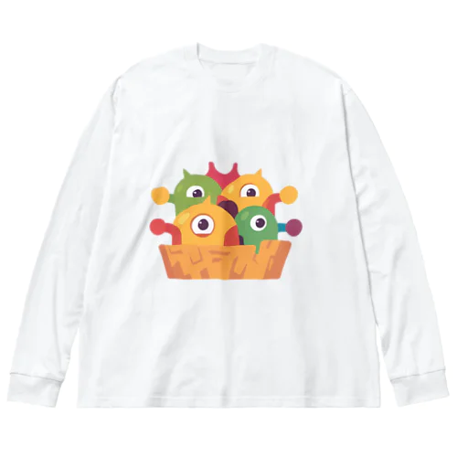 癒やしモンスター7️⃣ ビッグシルエットロングスリーブTシャツ