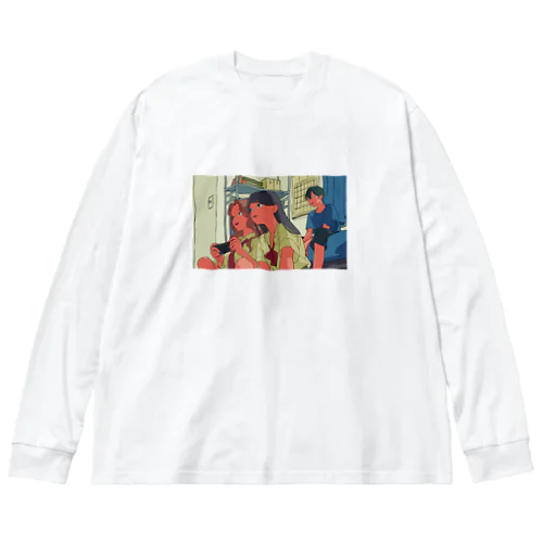 ゲーム中のビッグシルエットロンT Big Long Sleeve T-Shirt