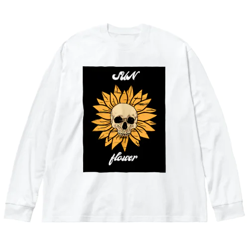 スカル Big Long Sleeve T-Shirt