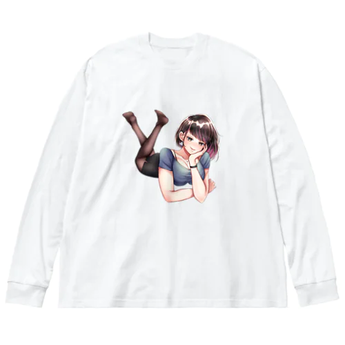 大人雰囲気のお姉さん一ノ瀬彩(中の人)(c)せったー Big Long Sleeve T-Shirt