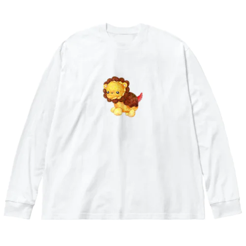 フードアニマル　たこ焼きライオン ビッグシルエットロングスリーブTシャツ