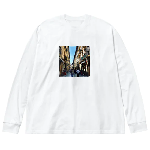 バスクのバル　風景 Big Long Sleeve T-Shirt