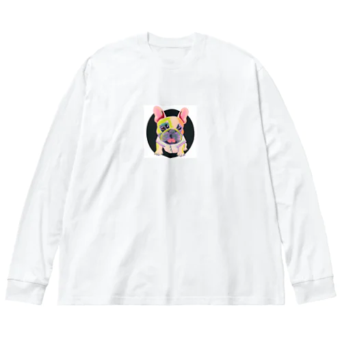 Buhi-Buhi：水彩画風 Big Long Sleeve T-Shirt