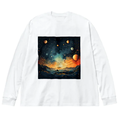 宇宙 Big Long Sleeve T-Shirt