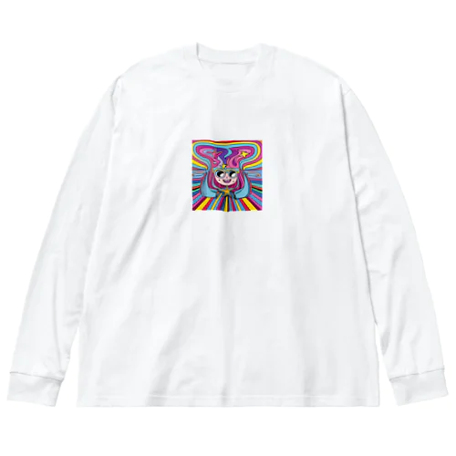 ファンキーちゃん Big Long Sleeve T-Shirt