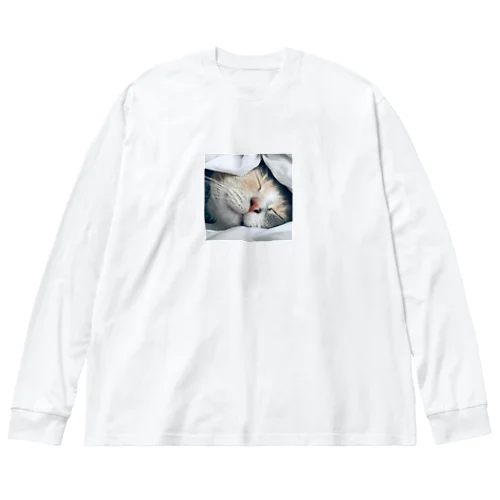 おやすみ猫ちゃん Big Long Sleeve T-Shirt