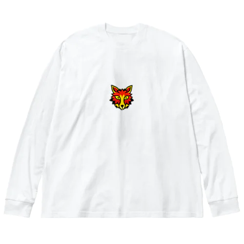 紅葉眼のキツネT Big Long Sleeve T-Shirt