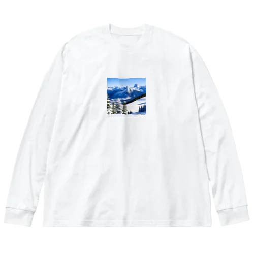 〜雪国〜 ビッグシルエットロングスリーブTシャツ