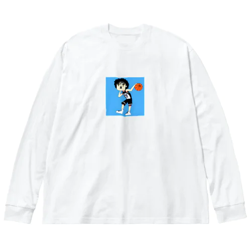 バスケットくん Big Long Sleeve T-Shirt