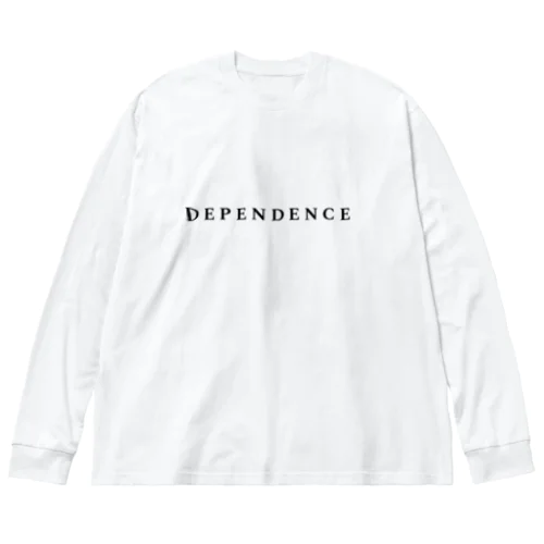 Dependence|BLACK ビッグシルエットロングスリーブTシャツ