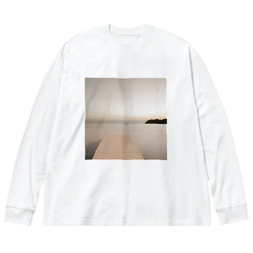 海の黄昏 Big Long Sleeve T-Shirt