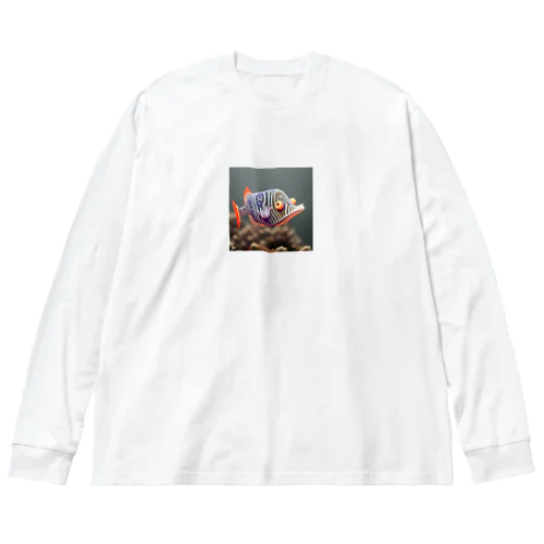 へんな魚 ビッグシルエットロングスリーブTシャツ