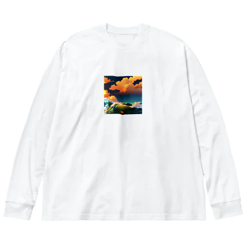 海！朝日！ Big Long Sleeve T-Shirt