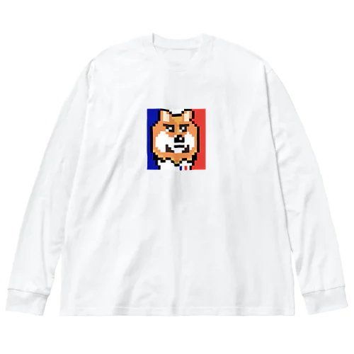 俺の飼ってる柴犬(トリコロール) ビッグシルエットロングスリーブTシャツ