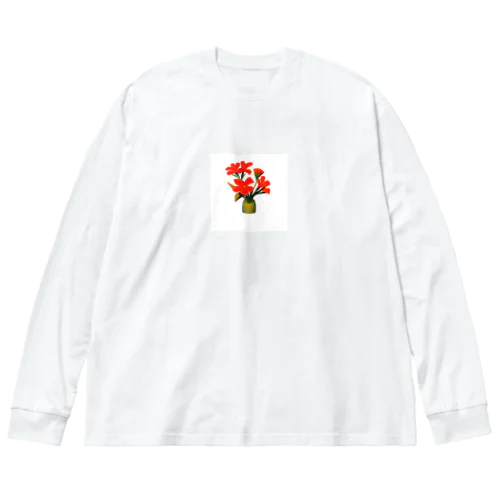 flower Big Long Sleeve T-Shirt