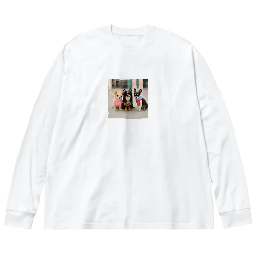 ラブリーナチワワトリオの冒険 Big Long Sleeve T-Shirt