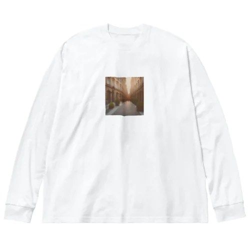 ヨーロッパの街並み Big Long Sleeve T-Shirt