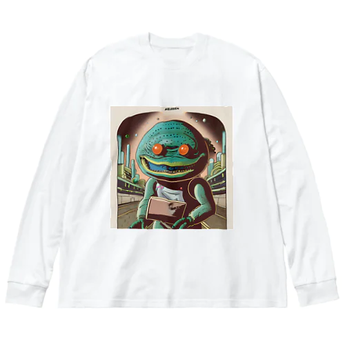 宇宙人シリーズ Big Long Sleeve T-Shirt