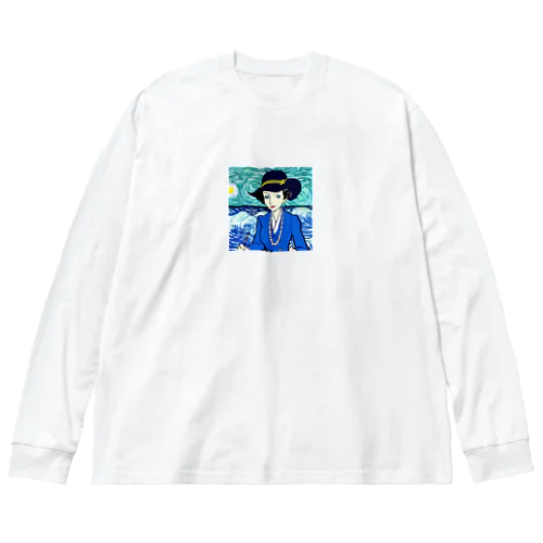 ココシャネル、ゴッホの世界に行ってみた Big Long Sleeve T-Shirt