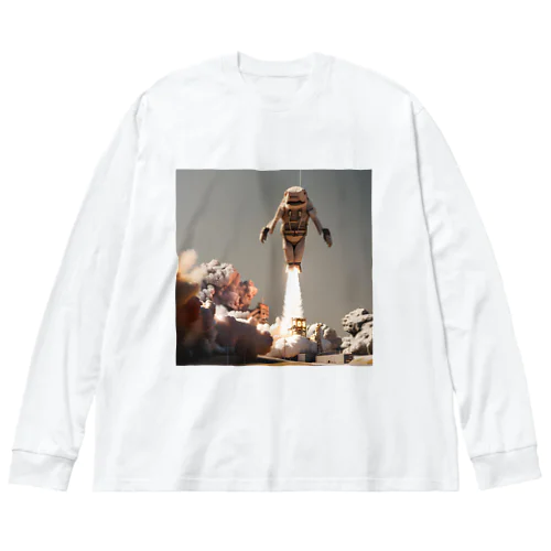 宇宙人シリーズ Big Long Sleeve T-Shirt