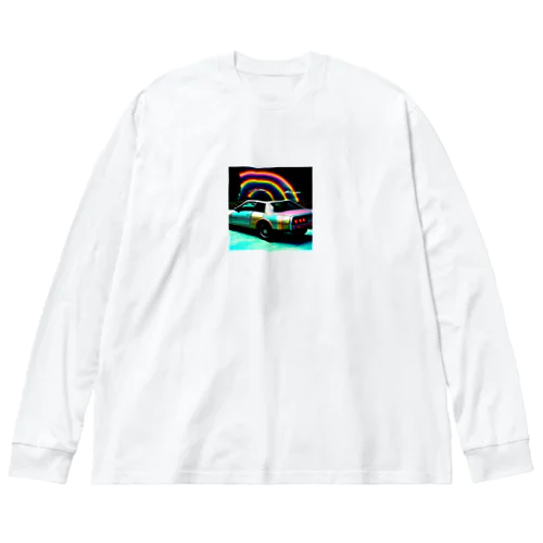 虹色の車 Big Long Sleeve T-Shirt