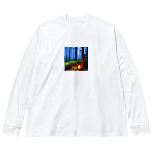 森の中 Big Long Sleeve T-Shirt