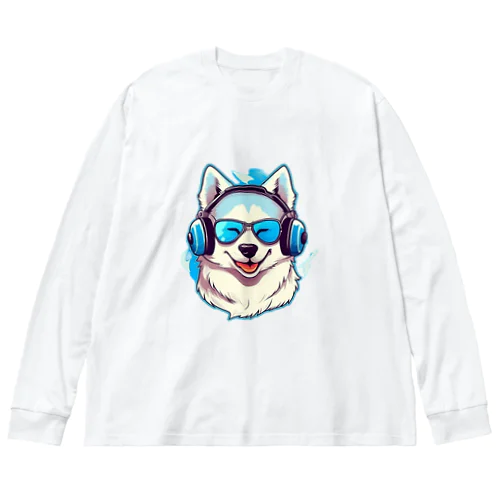 夏楽ハスキー Big Long Sleeve T-Shirt