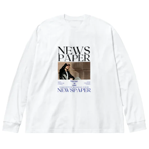 NEWS PAPER ビッグシルエットロングスリーブTシャツ