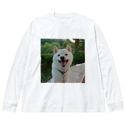 柴犬ラルフ ビッグシルエットロングスリーブTシャツ