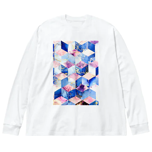 trick puzzle ビッグシルエットロングスリーブTシャツ