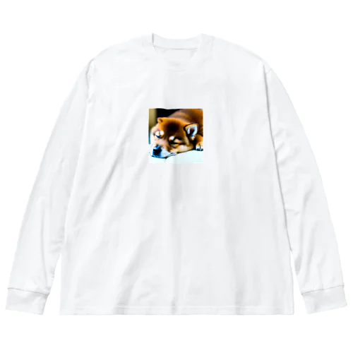 小柴の居眠り Big Long Sleeve T-Shirt